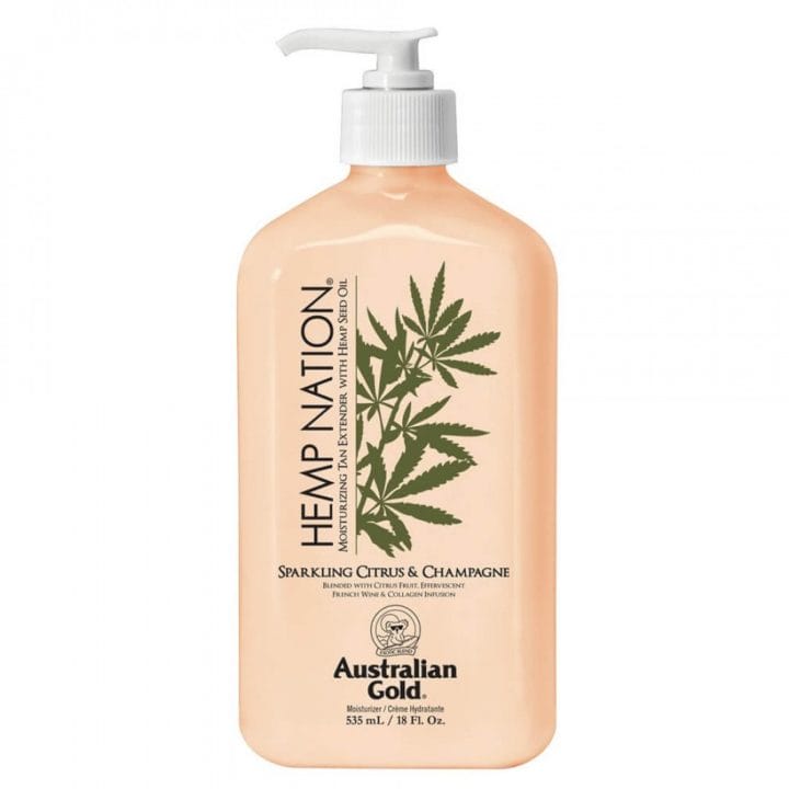 Australian Gold Hemp Nation Sparkling Citrus & Champange Tan Extender 535 ml