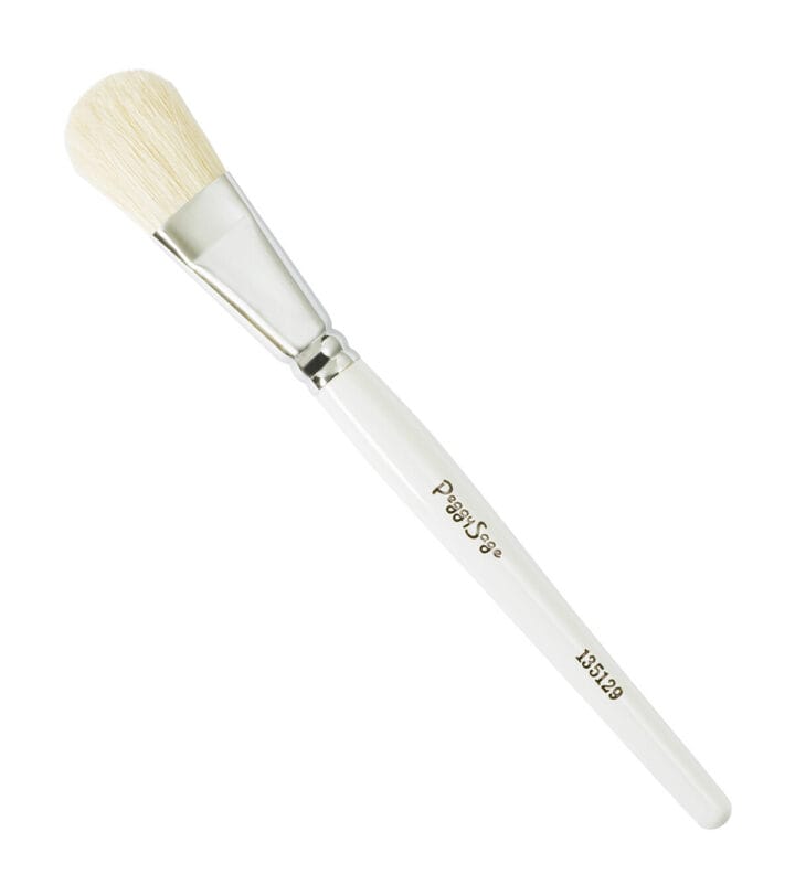 Peggy Sage White silk mask brush 25 mm
