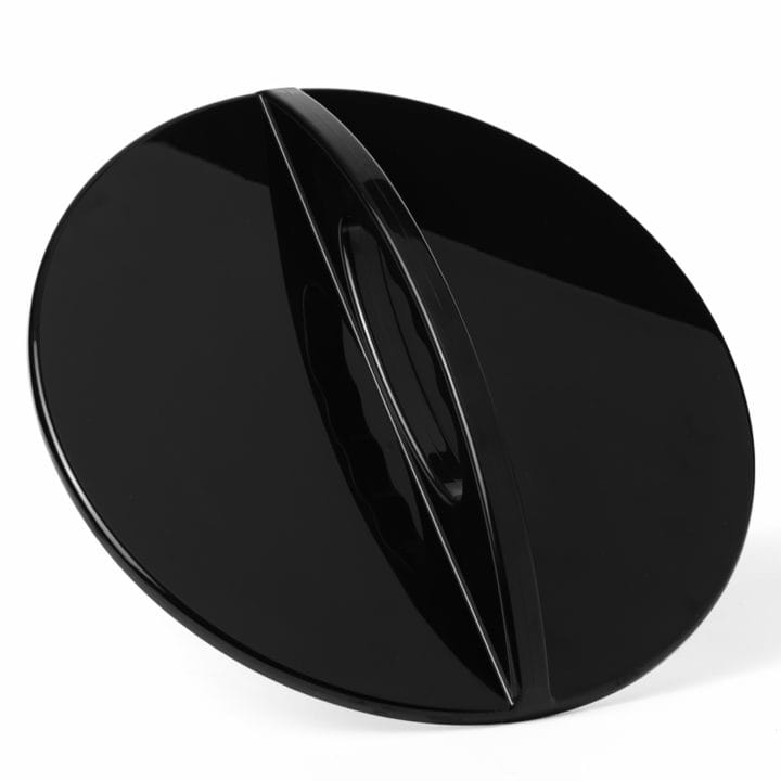 BraveHead Control mirror, black  ø 29 cm
