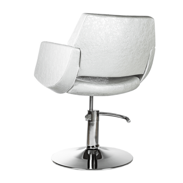 Hairdresser customer chair Colorado, silver - Image 3