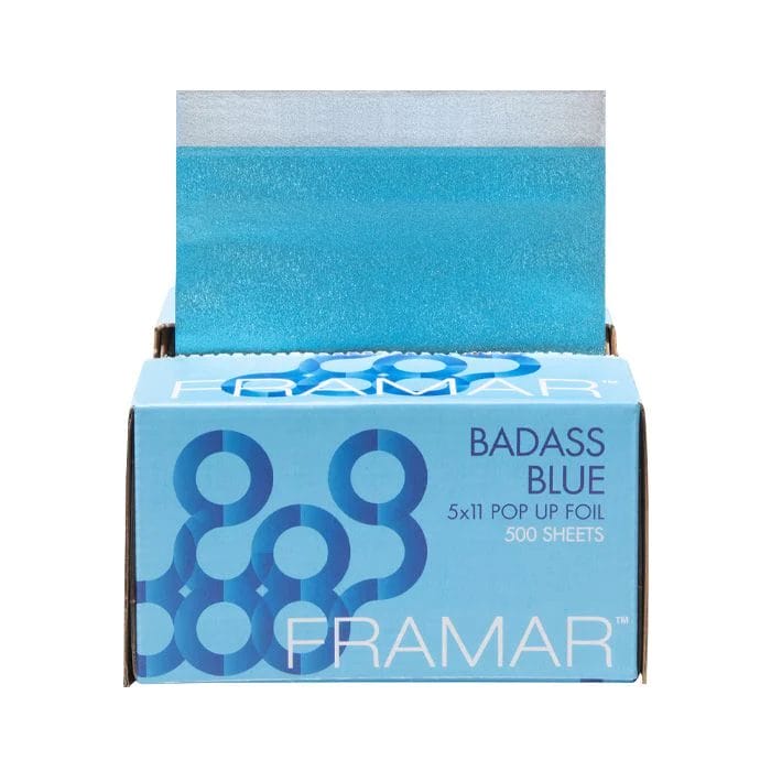 Framar BadAss Blue Foil Sheets 12,7 cm x 27,9 cm 500 pcs - MyBeauty24