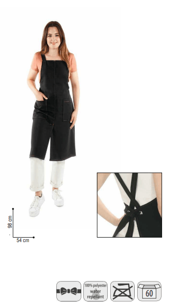 Sibel Colorskin Apron black - Image 2