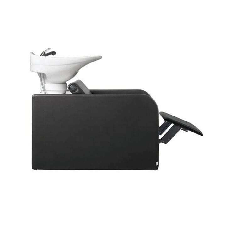 Takumi Jin wash unit with electrical legrest and black basin - Image 5
